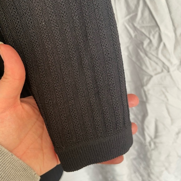 St. John Collection by Marie Gray Black Santana knit dress Set with Gold Buttons - Picture 4 of 11